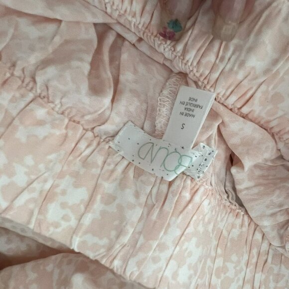 𝅺Abound MOO Mini Skirt Size SMALL Pink white boho aesthetic skirt NEW - Picture 8 of 8